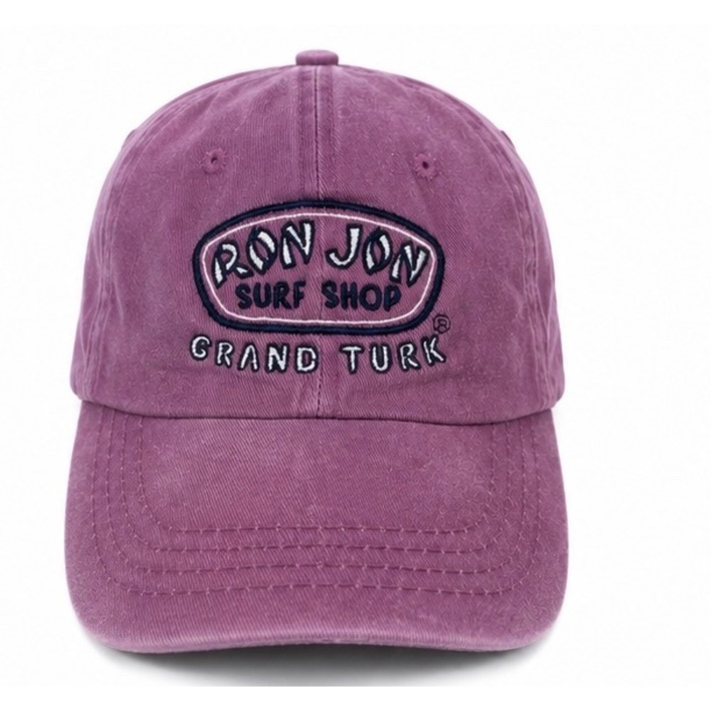 Ron‎ Jon Surf Shop Grand Turk Hat Faded Purple Cotton Baseball Cap Adjustable